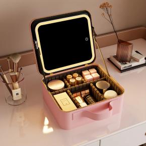 Makeup Bag with LED Mirror 