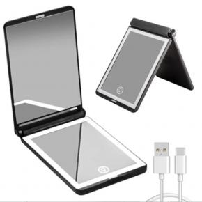 LED Square Compact Mirror