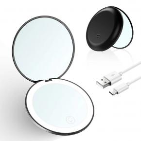 LED Round Compact Mirror